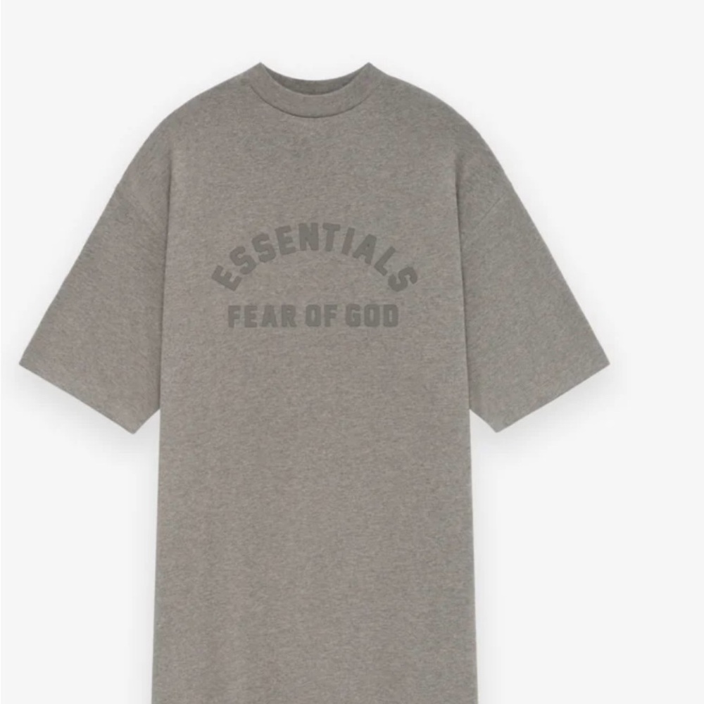 Oversized Fear of God essential t-shirt dress